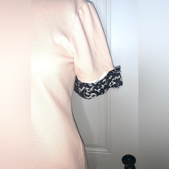 Karl Lagerfeld Paris Black Lace Collar Blouse women’s Small - Picture 3 of 9